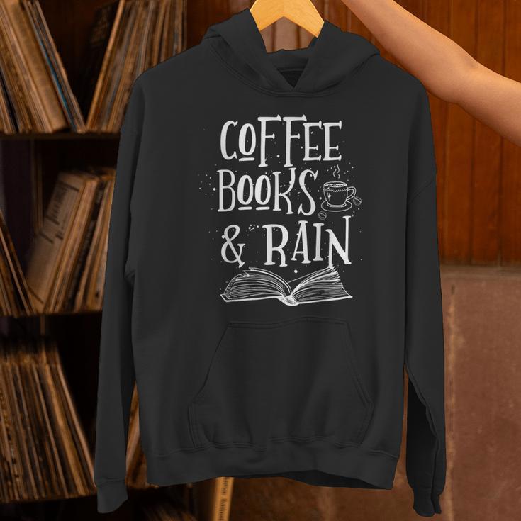 Coffee Rain Books Unisex Hoodie
