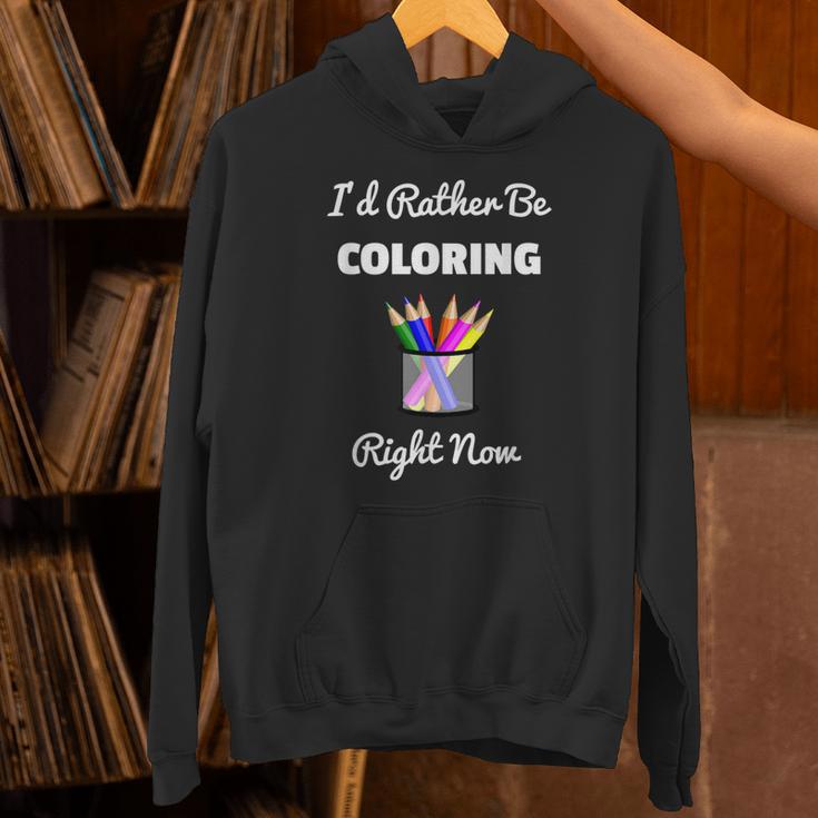 Coloring For Adults s I Love Coloring Books Relaxing Unisex Hoodie