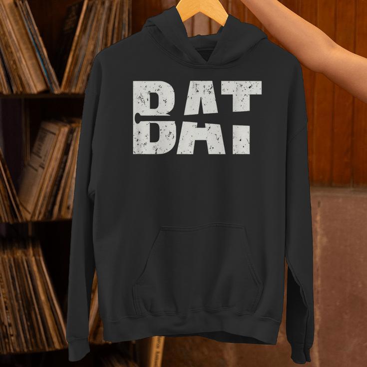 Cool Bat Dad Baseball Tee Women Kids Unisex Hoodie