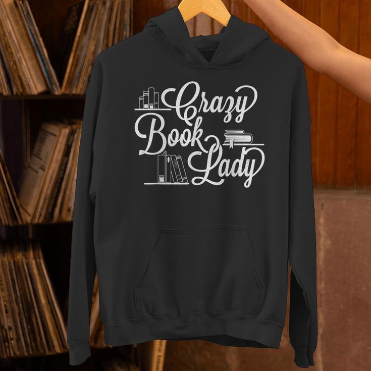Crazy Book Lady Bookworm Reader Cataloger School Librarian Unisex Hoodie Crazy Book Lady Bookworm Reader Cataloger School Librarian Unisex Hoodie