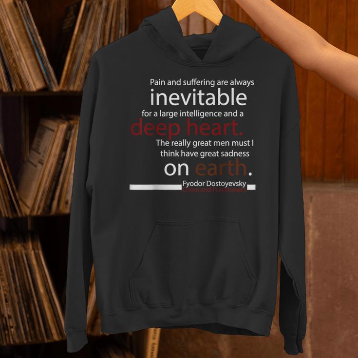 Crime And Punishment Fyodor Dostoyevsky Book QuoteShirt Unisex Hoodie