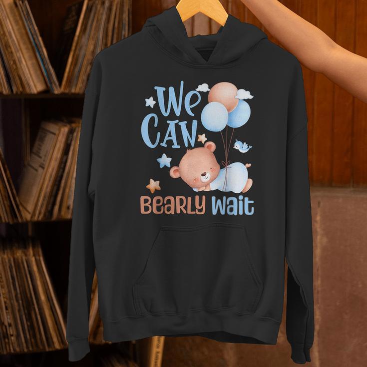 Cute We Can Bearly Wait For Gender Neutral ベビーシャワーパーティー パーカー