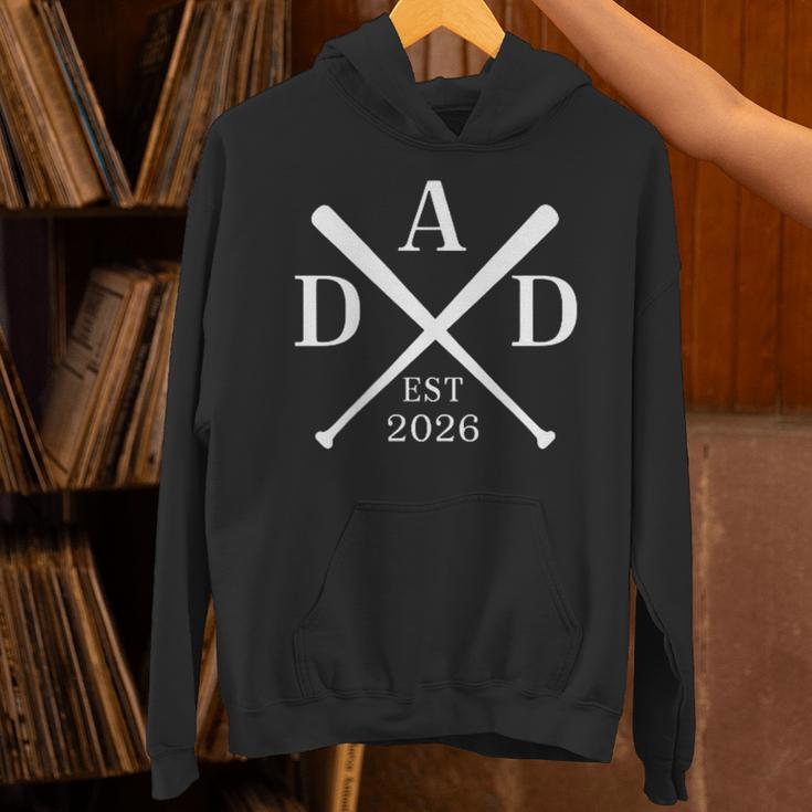 Dad Est 2026 Father Loading New Dad Baseball Pocket Unisex Hoodie Dad Est 2026 Father Loading New Dad Baseball Pocket Unisex Hoodie