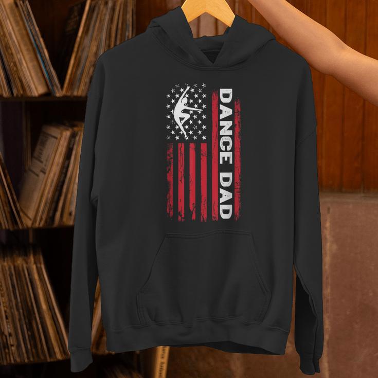 Dance Dad For Father's Day Us American Flag Dancer Mens Hoodie