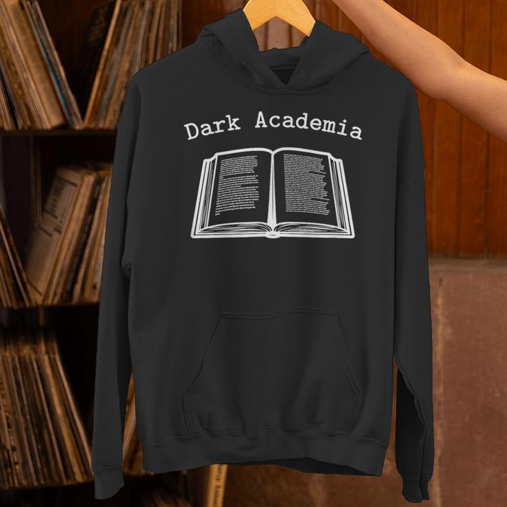 Dark Academia Aesthetic Text Open Book Dark Academic Unisex Hoodie Dark Academia Aesthetic Text Open Book Dark Academic Unisex Hoodie