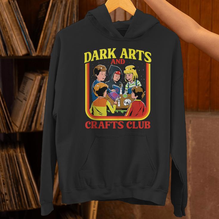 Dark Arts And Crafts Club Retro Witchy Book Cover Unisex Hoodie