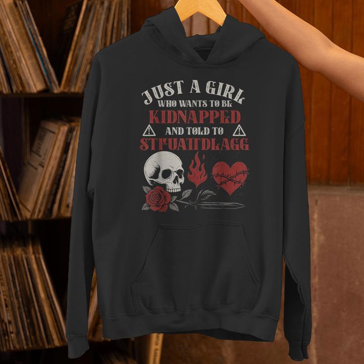 Dark Romance Smutt Books Merch STFUATTDLAGG Kidnapped Unisex Hoodie