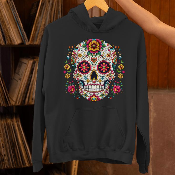 Day Of The Dead シュガースカル Dia De Los Muertos パーカー