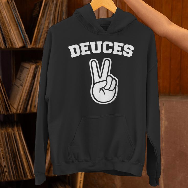 Deuces Finger Deuces 長袖tシャツ パーカー