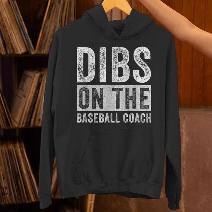 Dibs On The Baseball Coach Wife Girlfriend Unisex Hoodie Dibs On The Baseball Coach Wife Girlfriend Unisex Hoodie