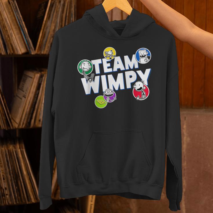 DOAWK Colorful Team Wimpy Sticker Collage Book Series Unisex Hoodie DOAWK Colorful Team Wimpy Sticker Collage Book Series Unisex Hoodie