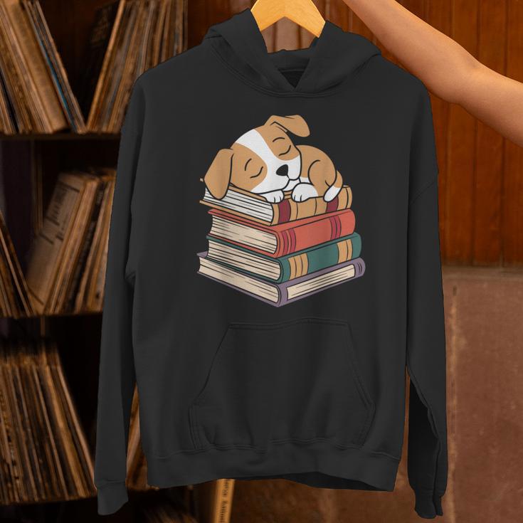 Dog Reading Book Pajama Sleep Unisex Hoodie Dog Reading Book Pajama Sleep Unisex Hoodie