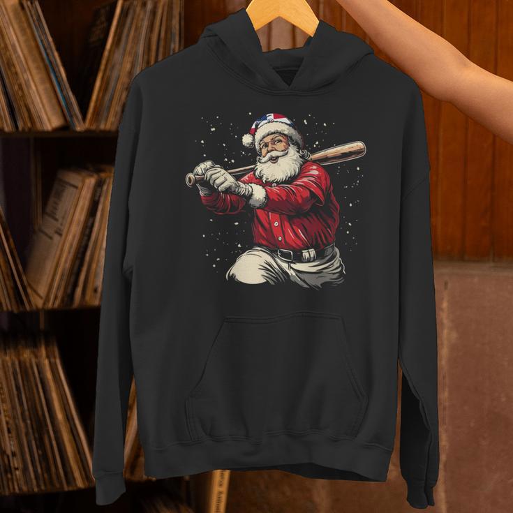 Dominican Santa Christmas Beisbol Baseball Dominicano Unisex Hoodie