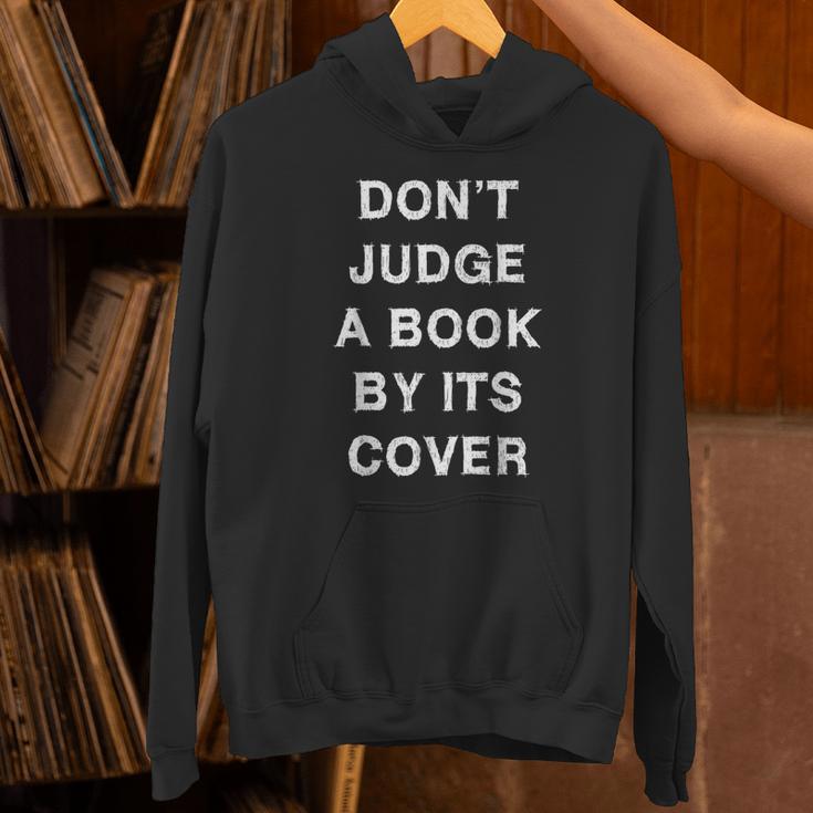 Don't Judge A Book By Its Cover Unisex Hoodie Don't Judge A Book By Its Cover Unisex Hoodie