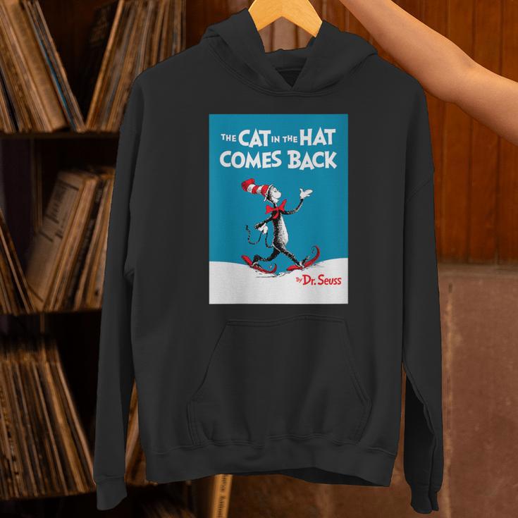Dr Seuss The Cat In The Hat Comes Back Book Cover Unisex Hoodie