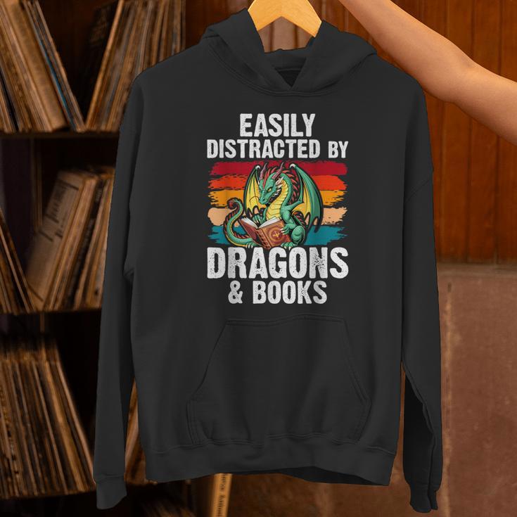Dragon Reading Book Retro Vintage 80s Library Bookworm Unisex Hoodie Dragon Reading Book Retro Vintage 80s Library Bookworm Unisex Hoodie