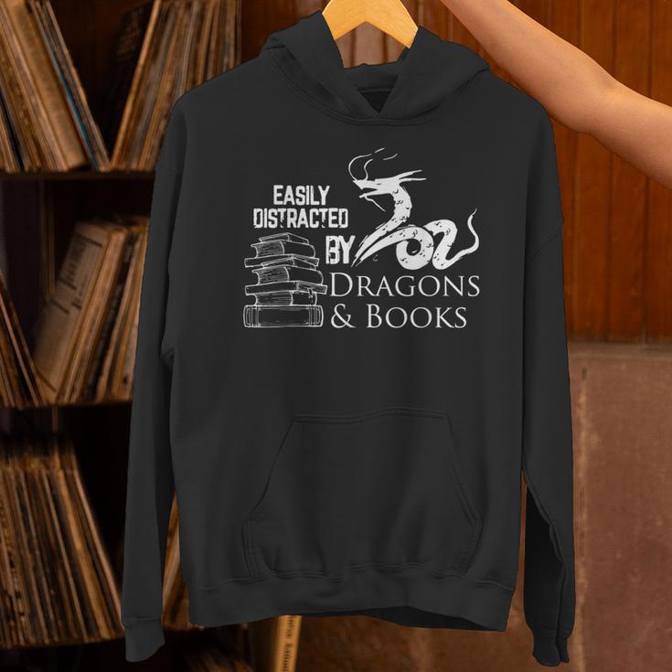 Dragons And Books Dragon Lover Bookish Dragon Bookworm Unisex Hoodie Dragons And Books Dragon Lover Bookish Dragon Bookworm Unisex Hoodie