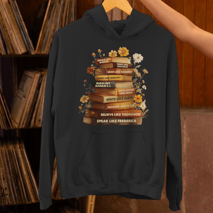 Dream Like Martin Floral Book History Month Women Men Unisex Hoodie Dream Like Martin Floral Book History Month Women Men Unisex Hoodie