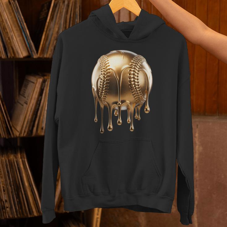 Dripping Gold Drip Baseball Game Day Player Coach Baller Unisex Hoodie Dripping Gold Drip Baseball Game Day Player Coach Baller Unisex Hoodie