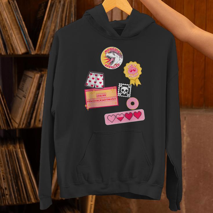 Dungeon Crawler Carl Colorful Sticker Collage LitRPG Book Unisex Hoodie Dungeon Crawler Carl Colorful Sticker Collage LitRPG Book Unisex Hoodie