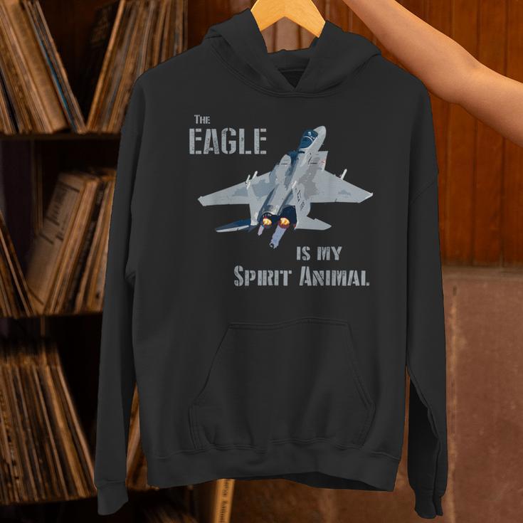 The Eagle Is Mypirit Animal F-15 戦闘機 飛行機 パーカー