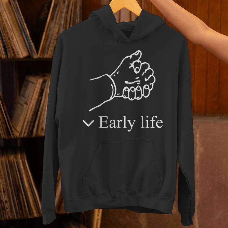 Early Life Hand メンズ レディース パーカー