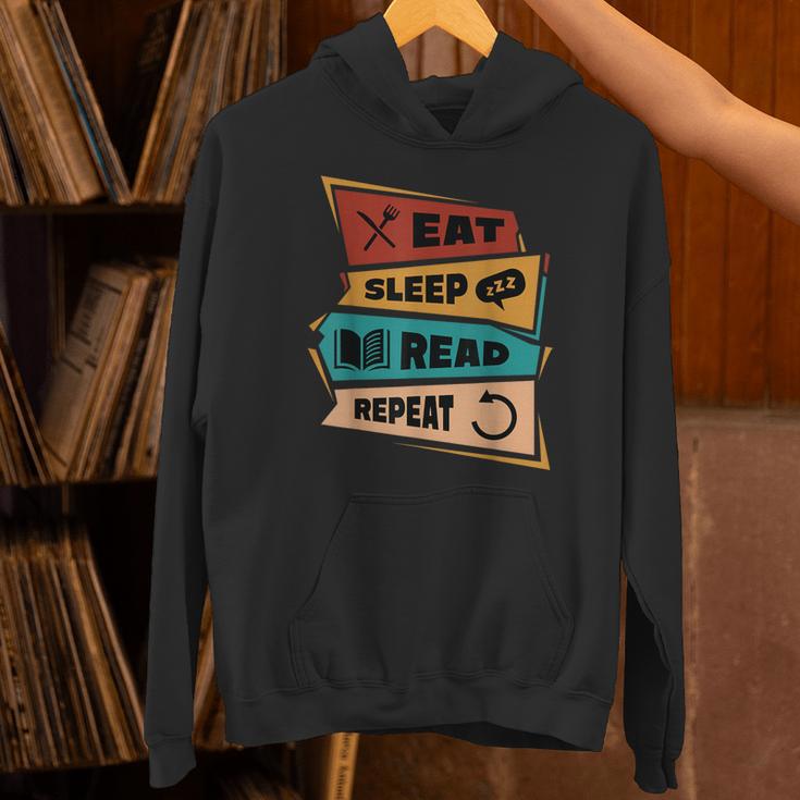 Eat Sleep Read Repeat Reading Books Reader Bookworm Unisex Hoodie Eat Sleep Read Repeat Reading Books Reader Bookworm Unisex Hoodie