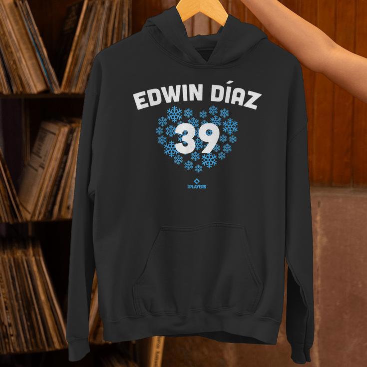 Edwin Diaz Heart New York Baseball Fansalentines パーカー