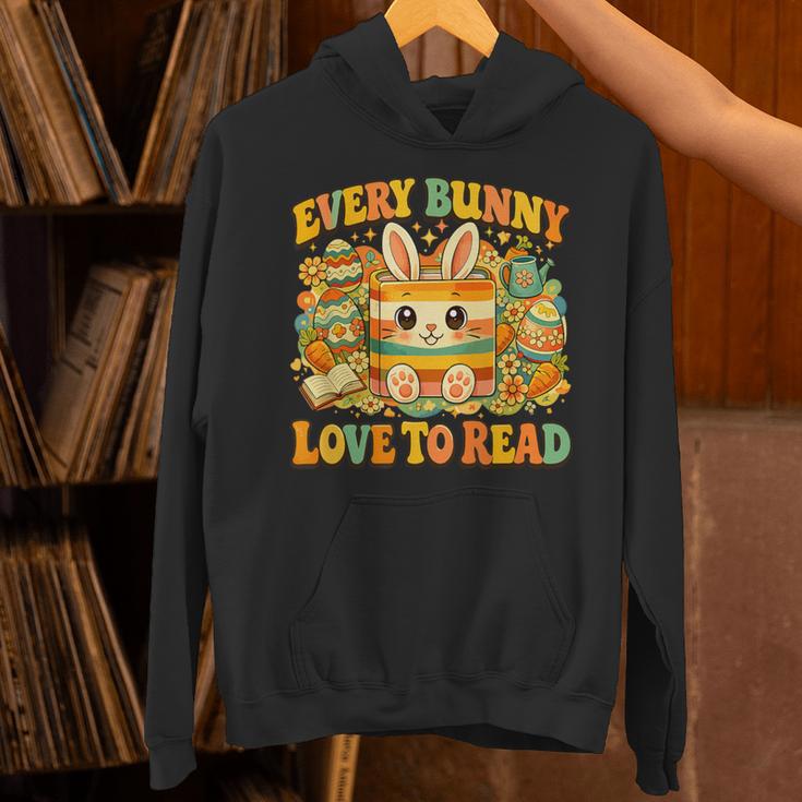 Every Bunny Loving Read Easter Eggs Bunny Book Bookworm Unisex Hoodie Every Bunny Loving Read Easter Eggs Bunny Book Bookworm Unisex Hoodie