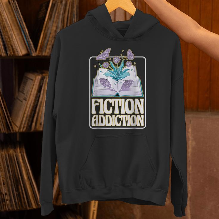 Fiction Addiction Book Reader And Booklover Unisex Hoodie