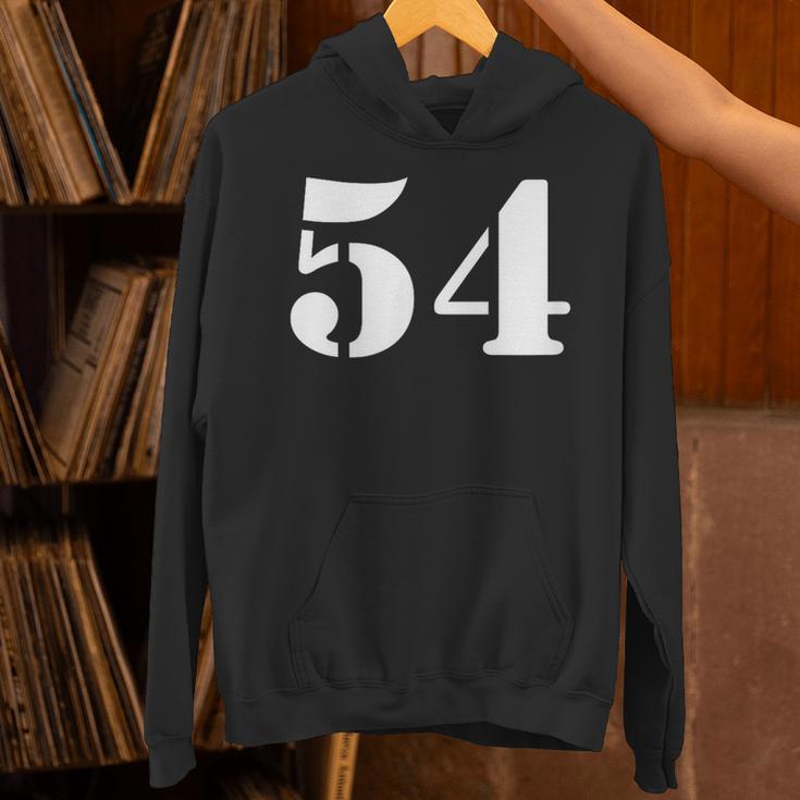 Fifty Four 数字 54 ナンバー パーカー