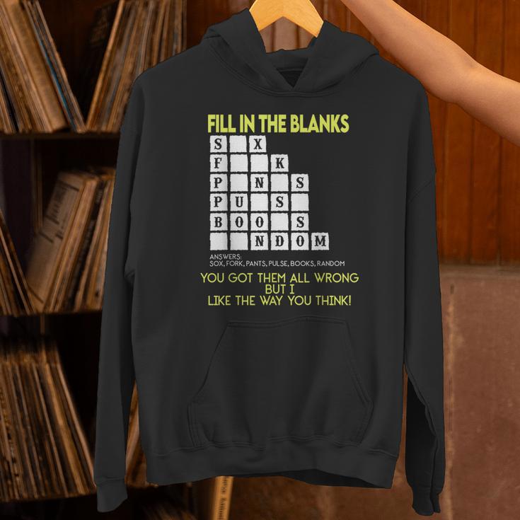 Fill In The Blanks Answers Sox Fork Pants Pulse Books Random Unisex Hoodie