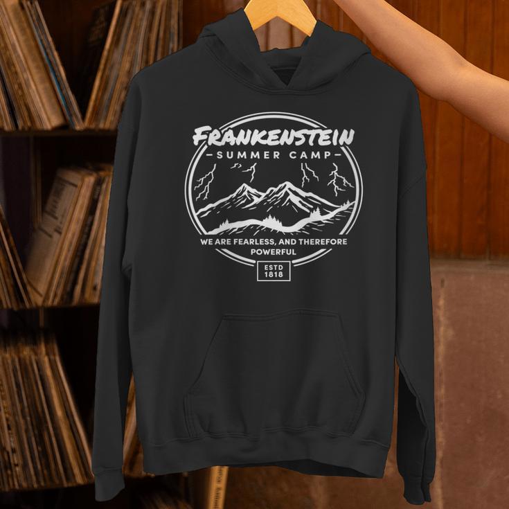 Frankenstein Summer Camp Mountain Literary Book Unisex Hoodie
