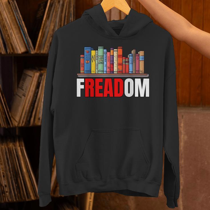 Frea-Dom Anti Ban Books I Read Banned Books Freedom Book Unisex Hoodie