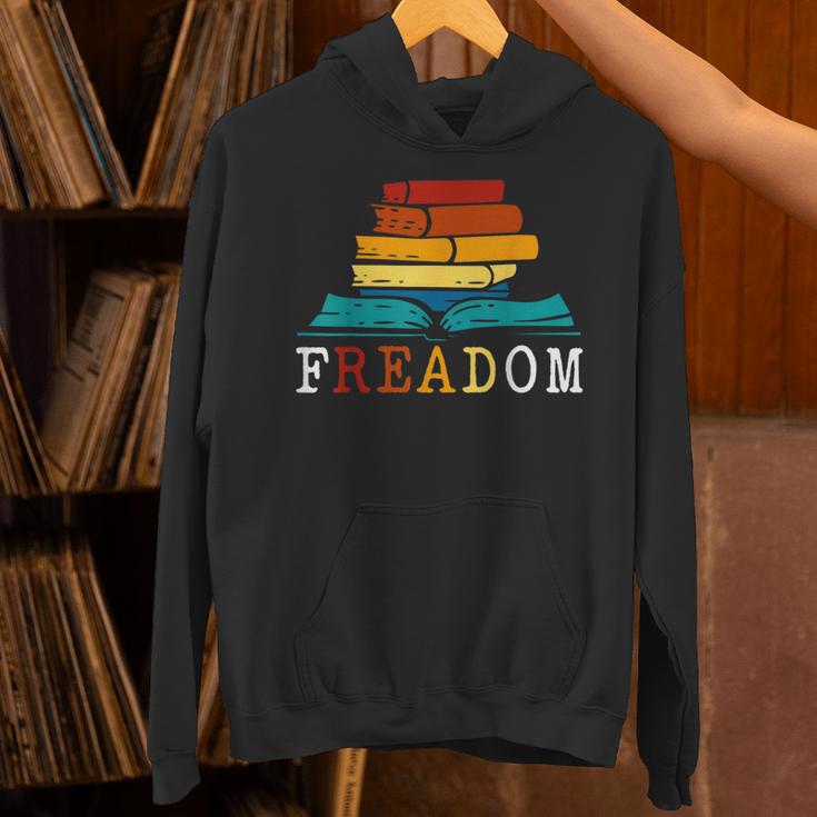 Freadom Read Banned Books Reader Bookworm Unisex Hoodie