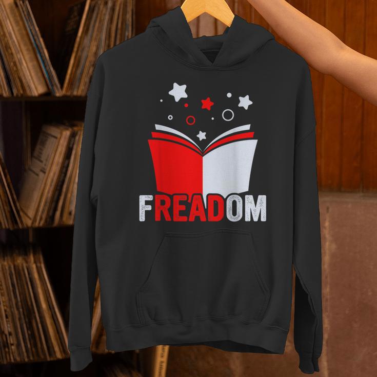 Freadom I Read Banned Books Banned Books Week Librarian Unisex Hoodie