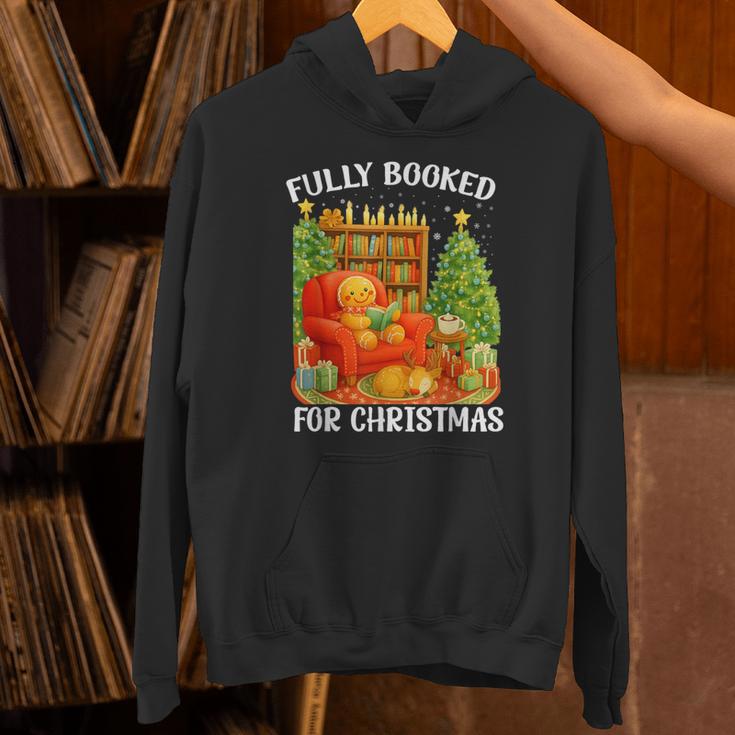 Fully Booked For Christmas Holiday Book Lover Santa Unisex Hoodie Fully Booked For Christmas Holiday Book Lover Santa Unisex Hoodie