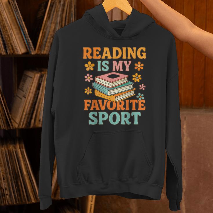 Fun Reading Is My Favorite Sport Book Lover Unisex Hoodie