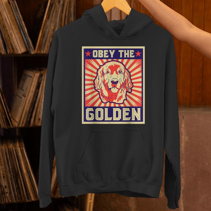 Obey The Golden ゴールデンレトリーバーオーナー向け パーカー