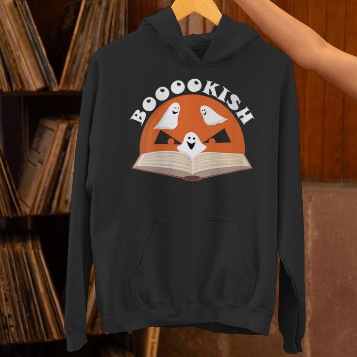 Ghosts & Pumpkin Bookish Halloween Readers And Book Lovers Unisex Hoodie