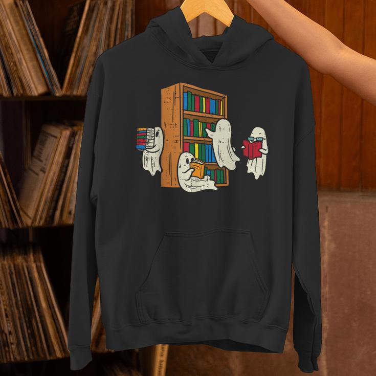 Ghosts Reading Books Teacher Halloween Librarian Boooks Unisex Hoodie Ghosts Reading Books Teacher Halloween Librarian Boooks Unisex Hoodie