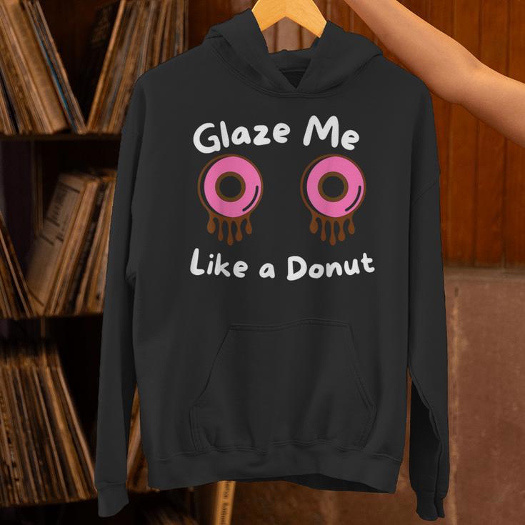 Glaze Me Like A Donut assy Dirty Jokes About Doonut。 パーカー