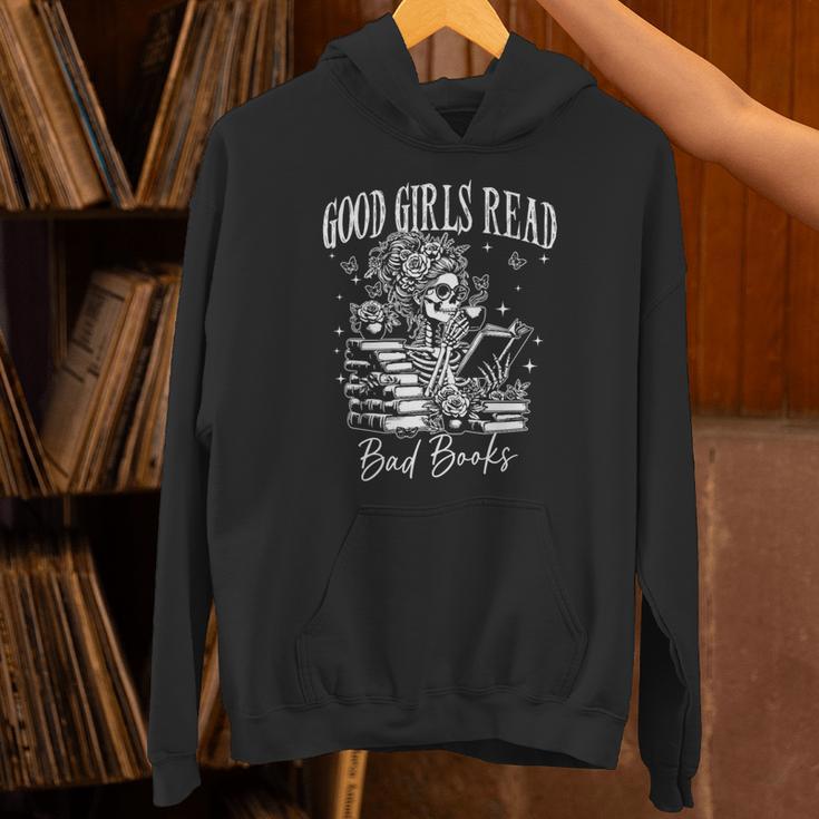 Good Girls Read Bad Books Smut Reader Dark Romance Premium Tri-Blend Unisex Hoodie