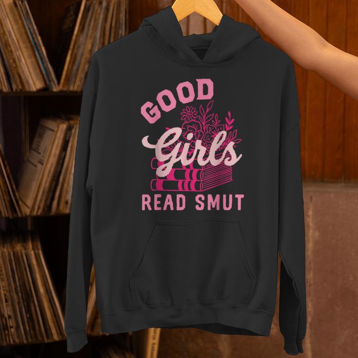 Good Girls Read Dirty Books Smutt Book Lover Women Spicy Unisex Hoodie