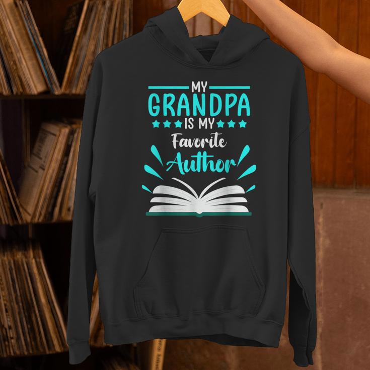 My Grandpa Is My Favorite Author Write Book Unisex Hoodie My Grandpa Is My Favorite Author Write Book Unisex Hoodie