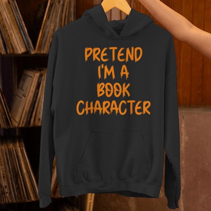 Halloween Pretend I'm Book Character Costume Lazy Adult Kids Unisex Hoodie Halloween Pretend I'm Book Character Costume Lazy Adult Kids Unisex Hoodie