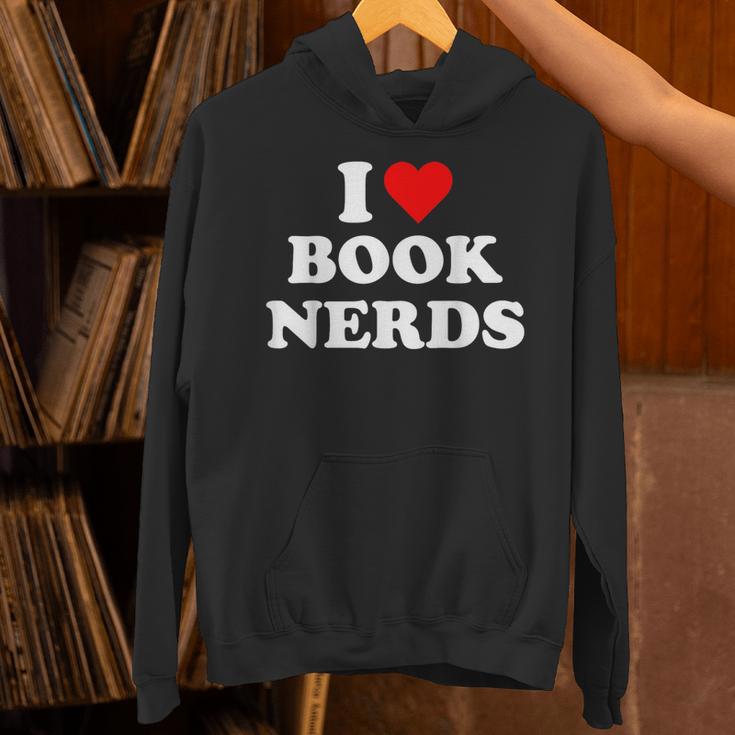 I Heart Book Nerds Book Readers Cute Unisex Hoodie I Heart Book Nerds Book Readers Cute Unisex Hoodie