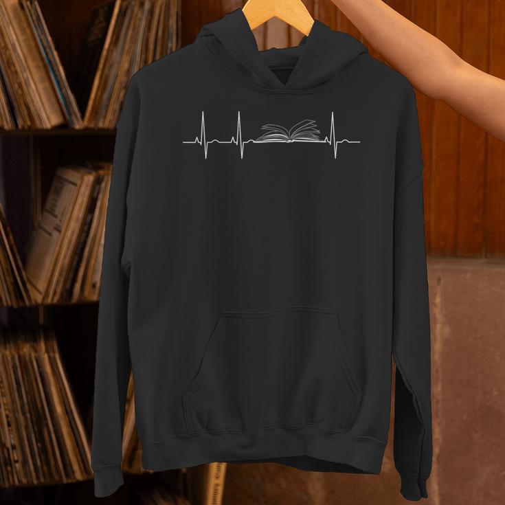 Heartbeat Book Reader Reading Lover Unisex Hoodie Heartbeat Book Reader Reading Lover Unisex Hoodie