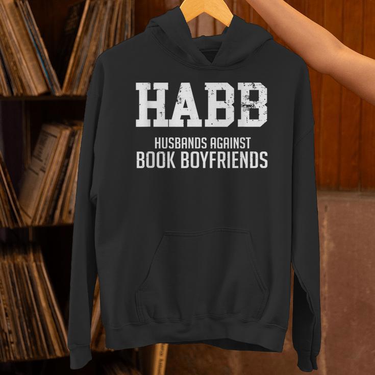 Husbands Against Book Boyfriends HABB Humor T-Shirt Unisex Hoodie