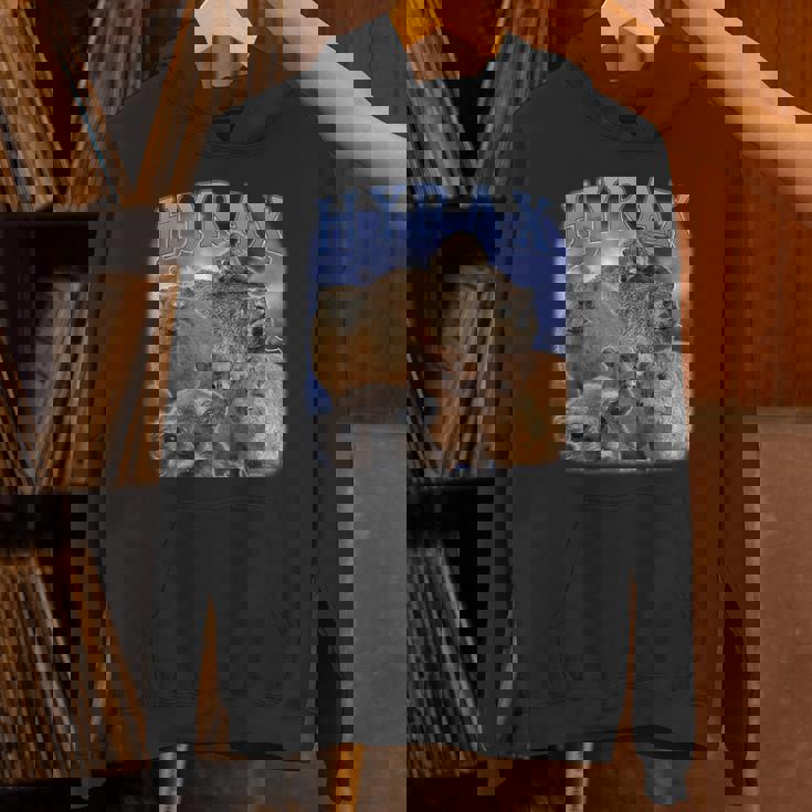 Hyrax Fire Meme Animal Lover ユーモア ロック ハイラックス パーカー